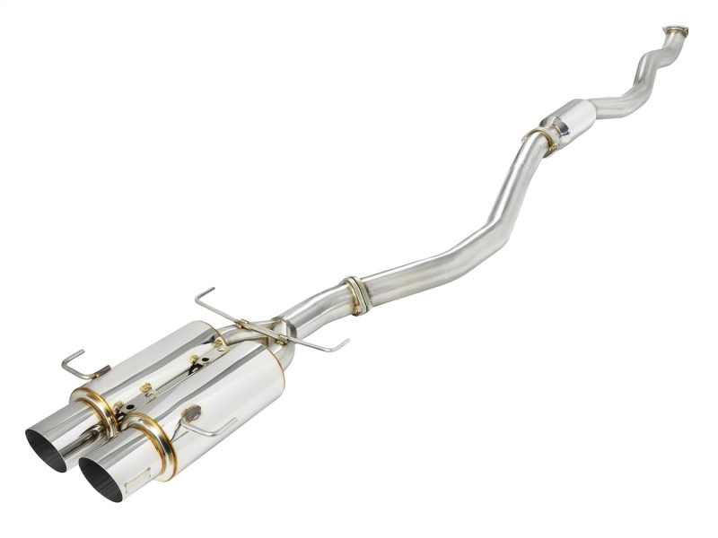 Honda Civic Si Performance Exhaust - Rear - Skunk2 Racing - MegaPower RR, Double Barrel Exit, Dual Race Mufflers, High Flow Resonator - `17-`20